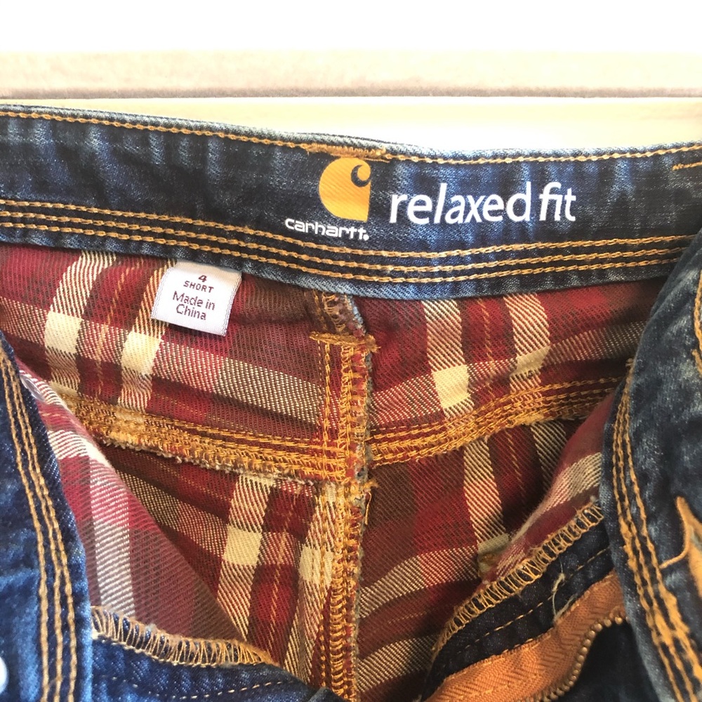 Carhartt Flannel Lined Relaxed Fir Jeans Size 4S
